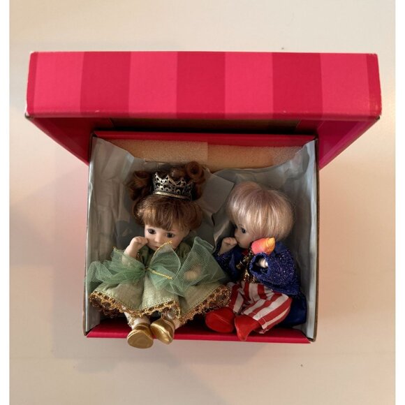 MARIE OSMOND UNCLE SAM & LIBBIE PORCELAIN DOLL PAIR SET - Picture 3 of 3